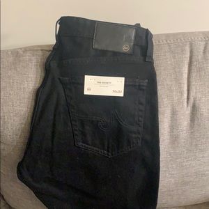 Men’s Black AG Jeans - The Everett Slim Straight